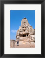 Framed Jain Temple in Chittorgarh Fort, Rajasthan, India