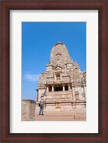 Framed Jain Temple in Chittorgarh Fort, Rajasthan, India