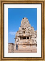 Framed Jain Temple in Chittorgarh Fort, Rajasthan, India