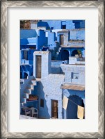 Framed Traditional blue painted house, Jodphur, Rajasthan, India