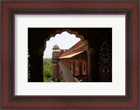 Framed Architecture of Agra Fort, India