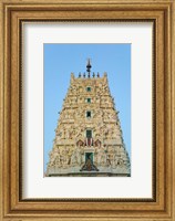 Framed Hindu Temple in Pushkar, Rajasthan, India