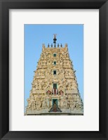 Framed Hindu Temple in Pushkar, Rajasthan, India