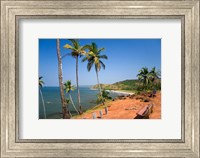Framed Goa, India. Big and Little Vagator beaches