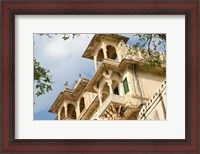 Framed City Palace, Udaipur, Rajasthan, India