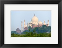 Framed Taj Mahal (UNESCO World Heritage site), Agra, India