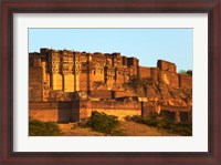 Framed Umaid Bhawan Palace at Sunset, Jodhpur, Rajasthan, India