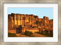 Framed Umaid Bhawan Palace at Sunset, Jodhpur, Rajasthan, India