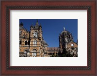 Framed Chhatrapati Shivaji (Victoria) Terminus, Mumbai, India