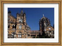 Framed Chhatrapati Shivaji (Victoria) Terminus, Mumbai, India