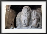 Framed Mahesamurti of Elephant Island Caves, Mumbai, India