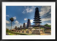 Framed Scenic of Pura Taman Ayun temple, Mengwi, Bali, Indonesia