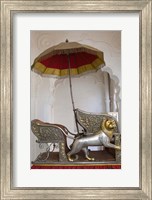 Framed Sedan Chair of the Maharajah, Rajasthan, India