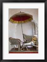 Framed Sedan Chair of the Maharajah, Rajasthan, India