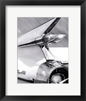 White Cadillac Framed Print