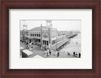 Framed Atlantic City Steel Pier, 1910s