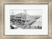 Framed Atlantic City Steel Pier, 1910s