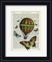 Framed Butterflies & Balloon