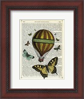 Framed Butterflies & Balloon