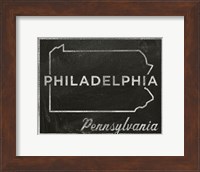 Framed Philadelphia, Pennsylvania