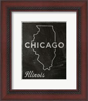 Framed Chicago, Illinois