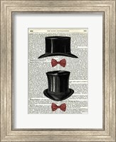 Framed Top Hat & Bow Ties