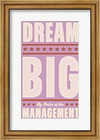 Framed Dream Big (pink)