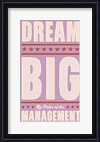 Framed Dream Big (pink)