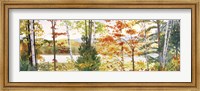 Framed Autumn Lake III