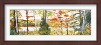 Framed Autumn Lake III