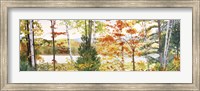Framed Autumn Lake III