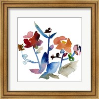 Framed Nouveau Boheme No. 1 - Japanese Garden Series