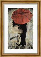 Framed Red Umbrella