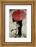 Framed Red Umbrella