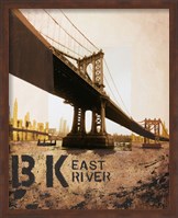 Framed East River & Manhattan Bridge