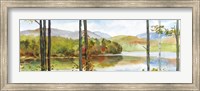 Framed Autumn Lake I