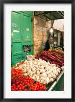 Framed Machne Yehuda Market, Jerusalem, Israel