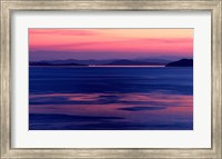 Framed Indonesia, Sulawesi, Togian islands Sunset