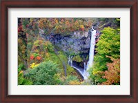 Framed Kegon waterfall of Nikko, Japan