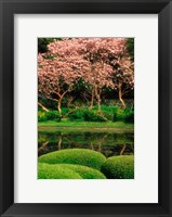 Framed Reflecting Pond, Imperial Palace East Gardens, Tokyo, Japan