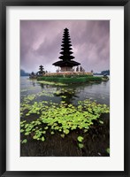 Framed Ulun Danu Temple, Bali, Indonesia