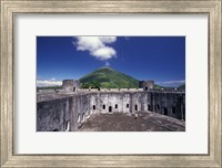 Framed 17th Century Dutch Fort, Banda Island, Indonesia