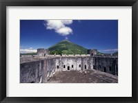 Framed 17th Century Dutch Fort, Banda Island, Indonesia