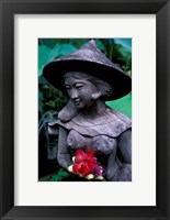 Framed Shrine of Buddha with Flower Decoration, Bali, Indonesia