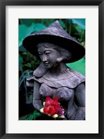 Framed Shrine of Buddha with Flower Decoration, Bali, Indonesia