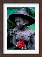Framed Shrine of Buddha with Flower Decoration, Bali, Indonesia