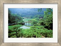 Framed Ritsurin Park, Takamatsu, Shikoku, Japan