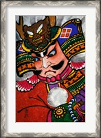 Framed Samurai, Warrior Folk Art, Takamatsu, Shikoku, Japan