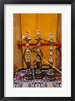 Framed Sheesha pipes, Jerusalem, Israel