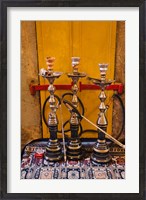Framed Sheesha pipes, Jerusalem, Israel